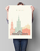 plakaty Warszawa grafika minimalistyczna 1
