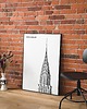 plakaty Plakat NOWY JORK - CHRYSLER BUILDING 3