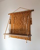 półki Półka ścienna "Jaipur", Makrama Boho, Kwietnik 5