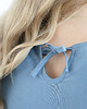 sukienki mini damskie Lniana Sukienka DAISY DUSTY BLUE 7