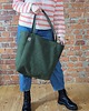 torby na ramię Lazy bag Bukka zielona vegan oversize 9