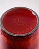 wazony Wazon ceramiczny czerwony, niemiecki design, lata 60, produkcja: West Germany 9