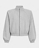 bluza bez kaptura damska Bluza Wow zipper grey 1