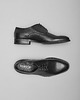 buty męskie Czarne eleganckie buty sznurowane b015 2