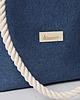 torby na ramię Torebka damska duża torba ze sznurami wodoodporna jeans 4
