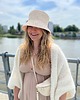 kapelusze damskie Kapelusz, bucket hat, natural, rafia, rozmiar 55-56 1
