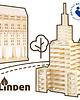 klocki i zabawki drewniane Klocki Linden 500 szt. w drewnianej skrzyni 4