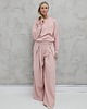 komplety damskie Sarai wygodny komplet bluza i szerokie spodnie z zakładkami Powder Pink 7