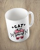 kubki Kolorowy kubek z hasłem CAT MOM - mix kolorów 1