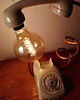 lampy stołowe Lampa Vintage Ericsson  Szwedzki Telefon z Lat 60. 4