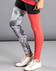 legginsy Legginsy dwukolorowe z nadrukiem Morze 2