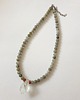 chokery Naszyjnik choker ROOTS labradoryt, prasiolit, jaspis czerwony 1