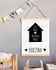 plakaty Plakat z napisami dom rodzina prezent imiona 1