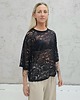 bluzki - inne Koronkowa bluzka oversize z rękawem 3/4 4