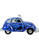 bombki Bombka choinkowa szklana ręcznie malowana: Samochód Citroen: 2CV: niebieski 2