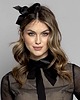 fascynatory Fascynator Petra CZARNY, fuksja,granat ,bordo,czerwony ecru,bialy 5