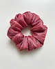 gumki do włosów Różowa gumka do włosów scrunchie Candy z organzy 1