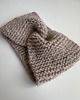 opaski do włosów Wełniana opaska twist, 100% alpaka, beżowa 3
