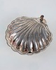 dodatki - różne Metalowa szkatułka muszla, włoski design, lata 60, produkcja: Włochy 4