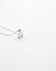 naszyjniki - inne Rhodium Plated Matt Star Necklace 3