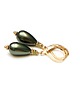 kolczyki pozłacane Kolczyki pozłacane Pearls /green/  1