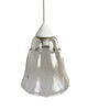 lampy wiszące Lampa wisząca kwiat, Narva Leuchen, Niemcy, lata 70. 5