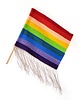 makramy Tkana flaga LGBT RAINBOW 1