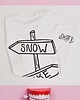 t-shirty męskie Biały T-shirt Snow Wake Organic 2