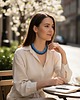 kolie Naszyjnik koralikowy boho etniczny rękodzieło 4