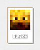 obrazy i plakaty do pokoju dziecięcego Minecraft plakat "Blaze" 1