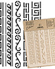 tapety i naklejki ścienne Szablon malarski scrapbooking // GRECKIE ORNAMENTY 1