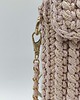 torebki mini Case na telefon - słodki róż (złoty glitter) 2