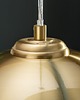 lampy wiszące Lampa wisząca Ball złota 30cm kula 3