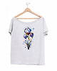 t-shirt damskie Irys Szary Oversize 1