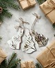 ozdoby choinkowe Zestaw Strażniczki zieleni - 3 zawieszki ceramiczne na choinkę 4