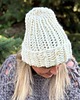 czapki damskie Beanie handmade 3