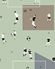 naklejki ścienne do pokoju dziecka Tapeta dla dzieci Piłkarze (Football Team) 3