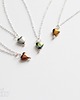 złote naszyjniki Little Gold Hematite Heart Necklace 1