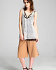 spodnie materiałowe damskie Spodnie culottes  - kolekcja "Fade out Lines" 1