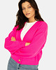 kardigany damskie Kardigan Wool Me Tender Fuksja 100% Wełna Merino 1