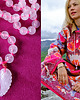 korale Free Spirit Mala / naszyjnik  kwarc różowy 1