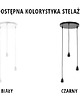 lampy wiszące 3-płomienna lampa wisząca z regulacją długości przewodów LAVIS LOFT 7