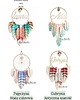 łapacze snów Makrama personalizowany łapacz snów z imieniem / napisem boho 7