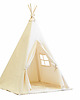 namioty i tipi dla dzieci Namiot tipi kremowy duży 120x120cm - BABO 7