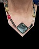 korale Naszyjnik ze specjalnie dobranych minerałów w niewykłej kolorystyce handmade 4