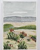 obrazy ORYGINAŁ 15 x 21 cm - Akwarelowy pejzaż No.7 2