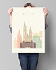 plakaty Kraków grafika minimalistyczna 1