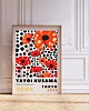 plakaty PLAKAT dekoracyjny , maki Yayoi Kusama, wystawowy, kwiaty 3