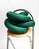 poduszki supły Poduszka Łańcuch, Chain Pillow Zielona Butelkowa 3