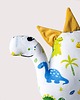 poduszki do pokoju dziecka Poduszka dinozaur - seledynowo żółty 1